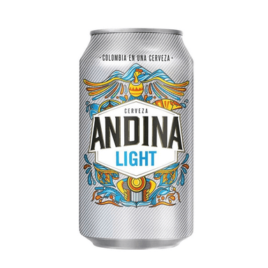 cerveza andina light lata x 330 ml