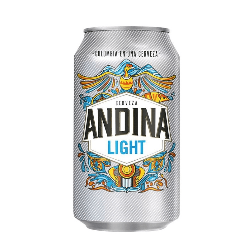 cerveza andina light lata x 330 ml
