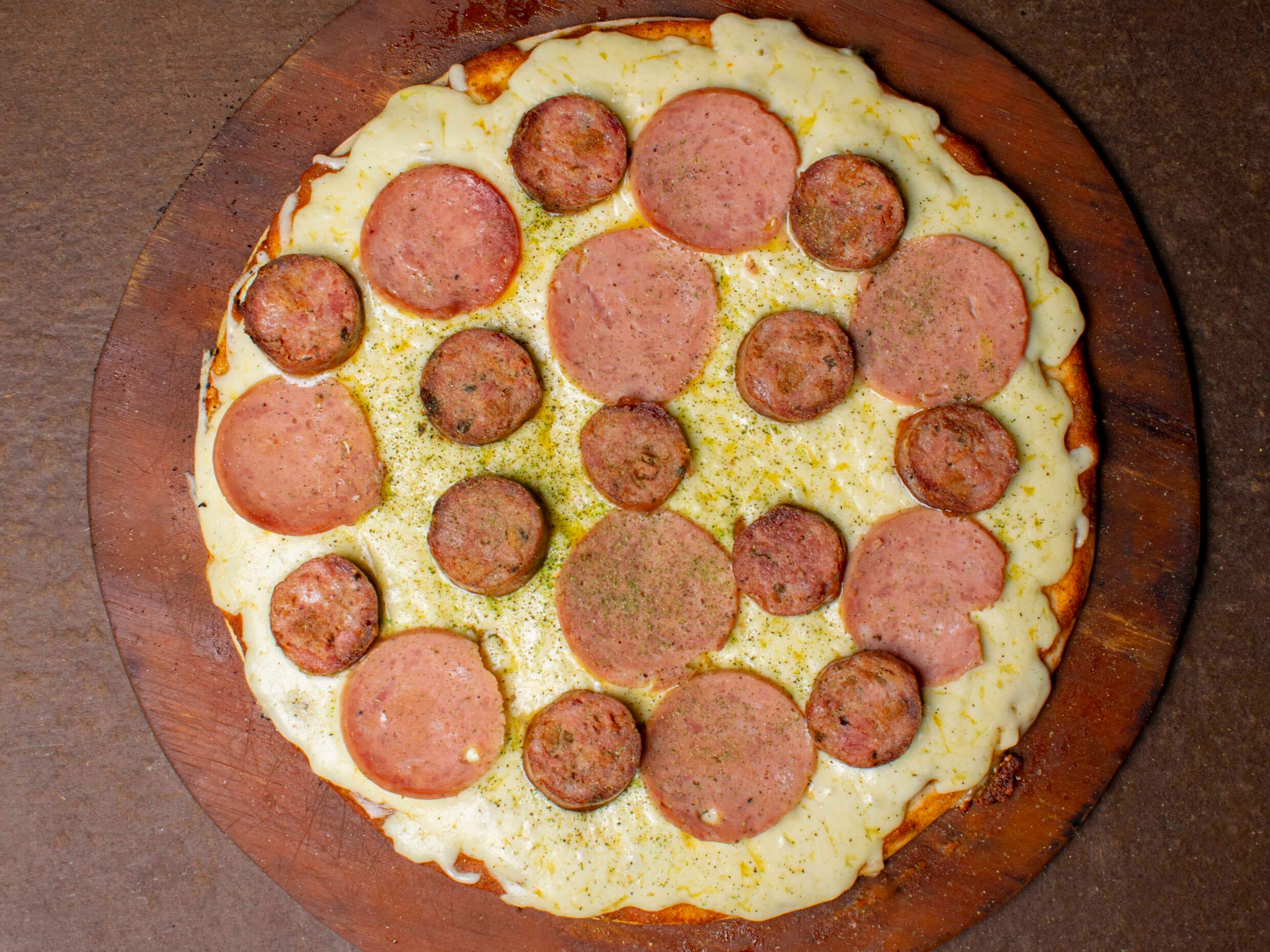 Pizza Mini Kubera Salami y Chorizo
