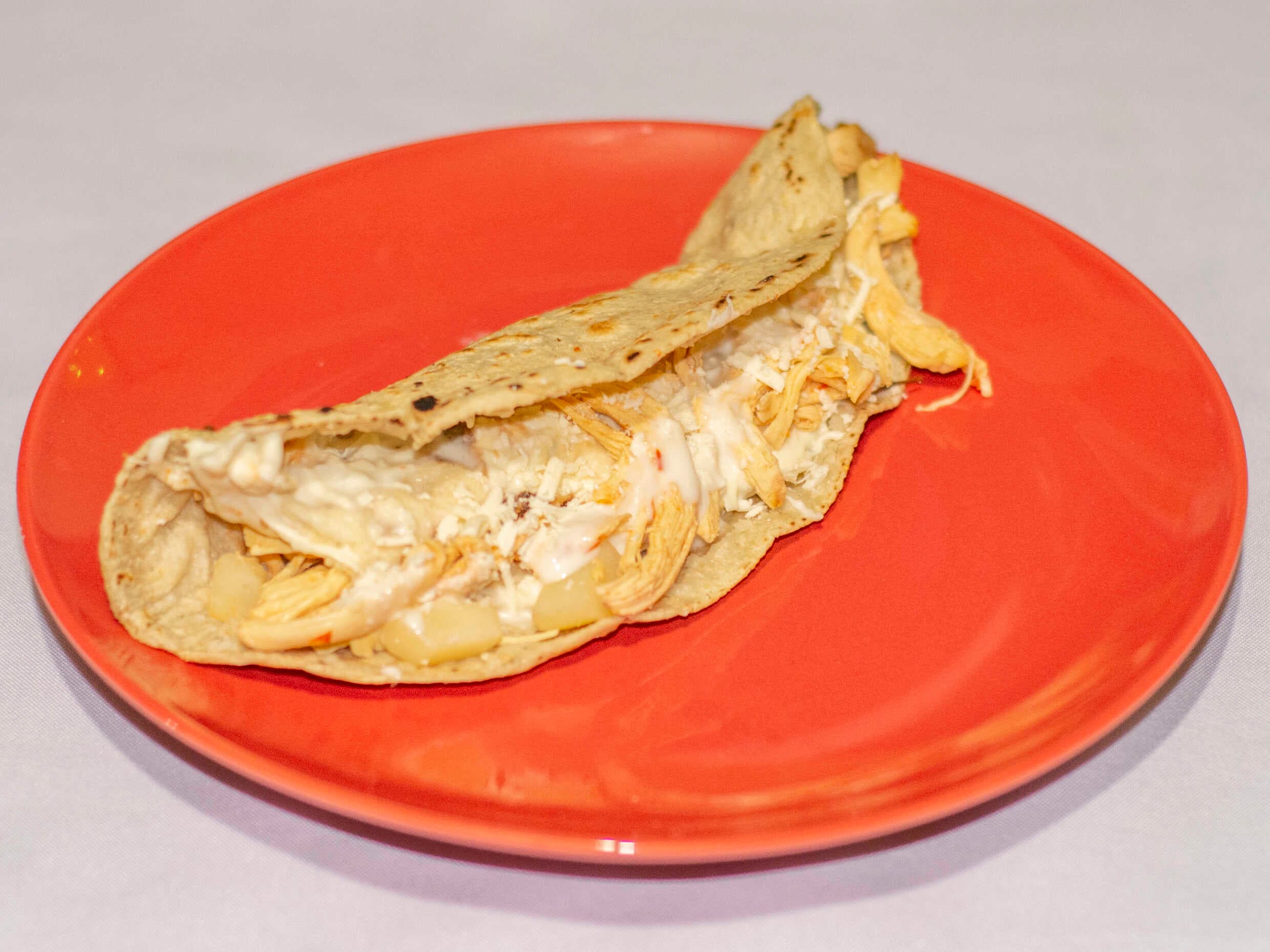 Quesadilla de Pollo con Papas Copiar