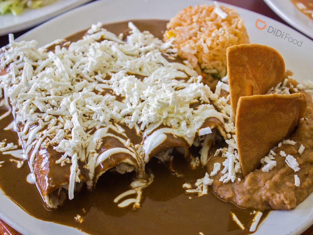 Enchiladas de Mole+ PEPSI 600ml 🔥🔥