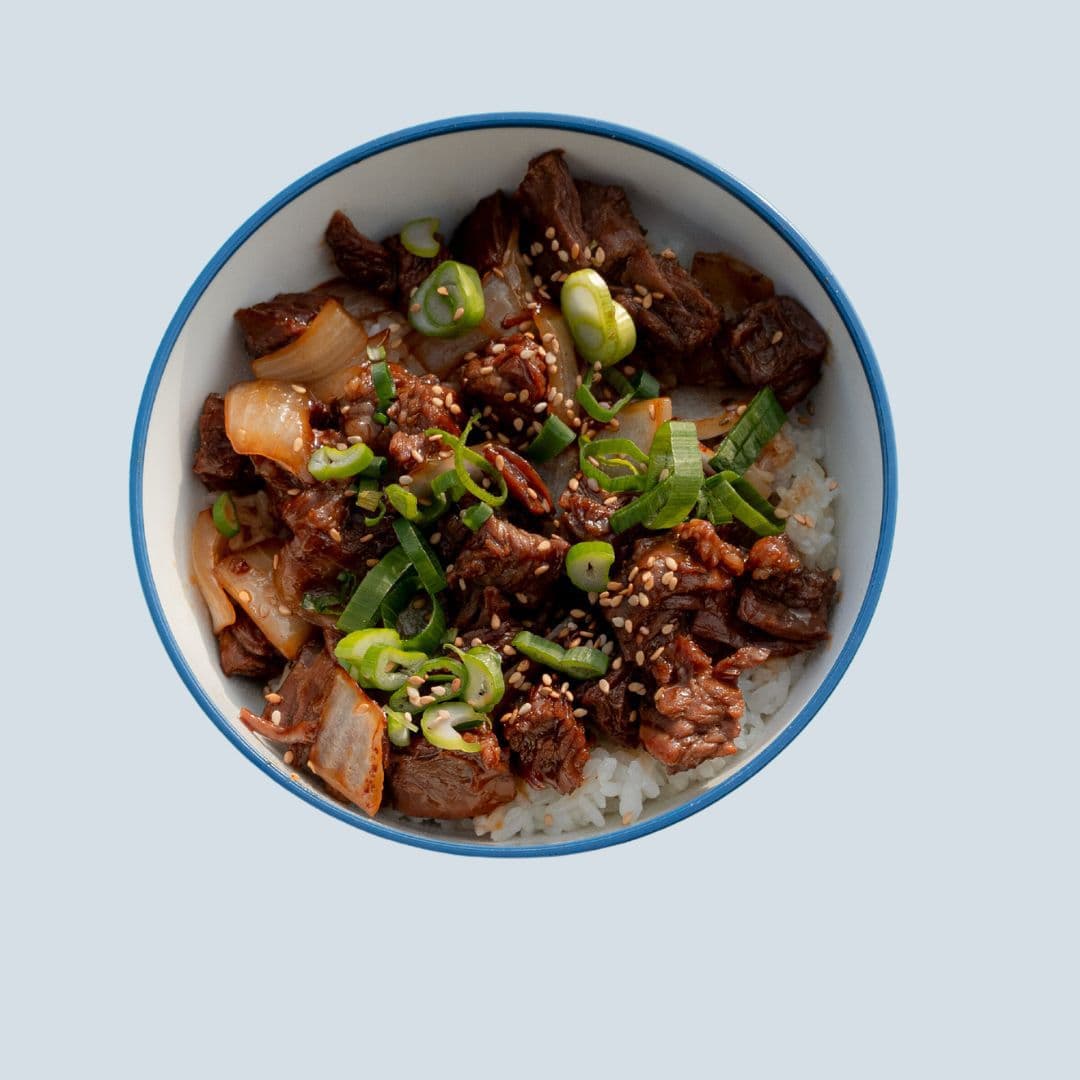 Spicey Teriyaki de res