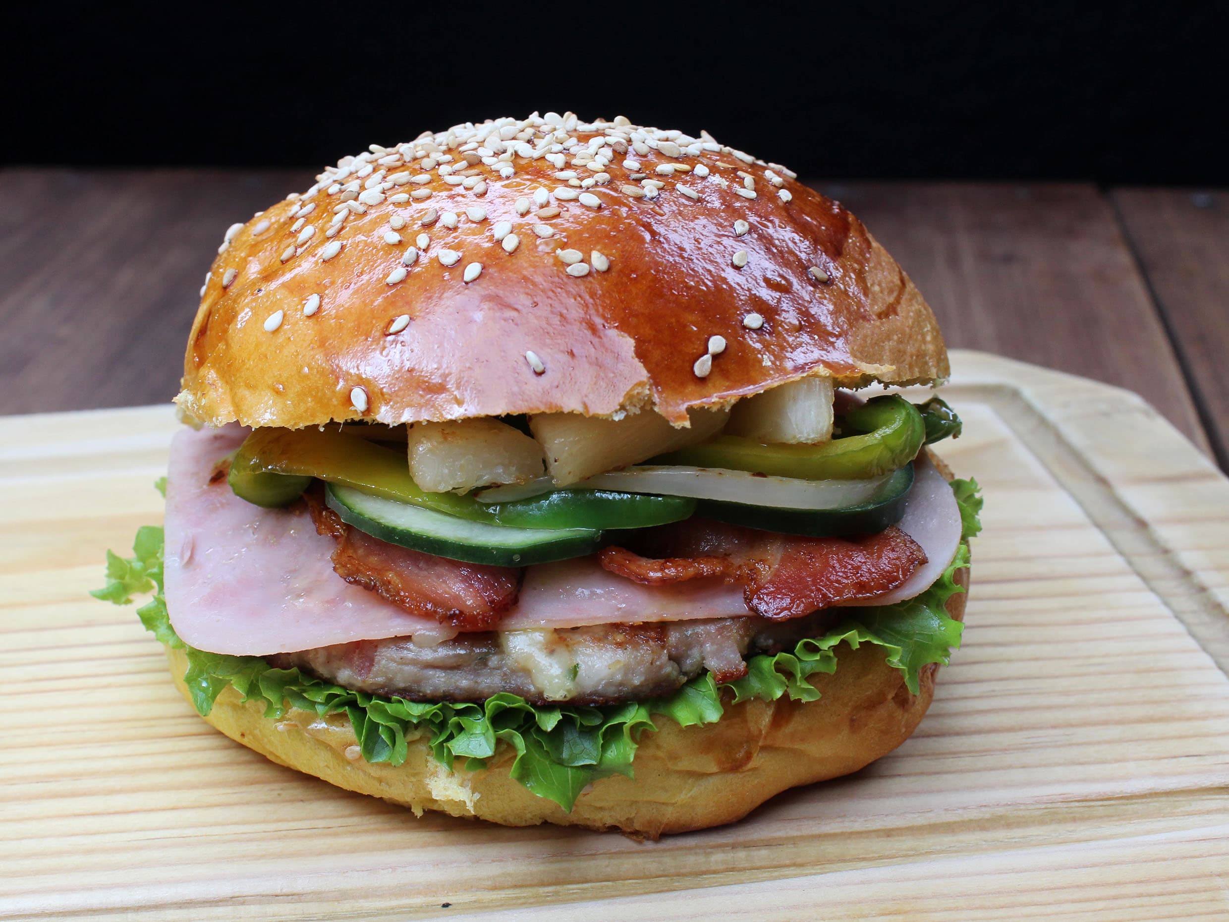 Hamburguesa Hawai