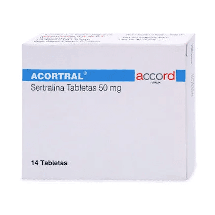 Acortral Sertralina 50 mg  14 Tabletas