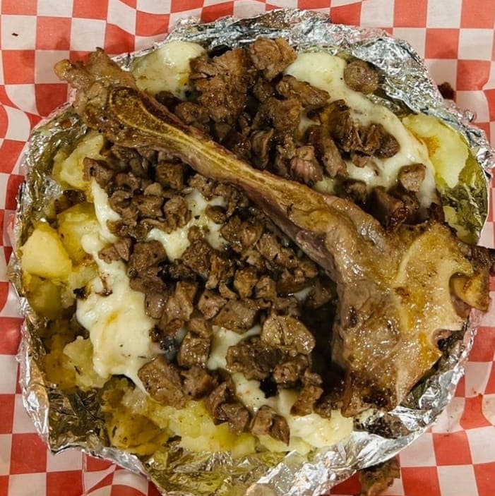 Papa Rellena de Champiñones