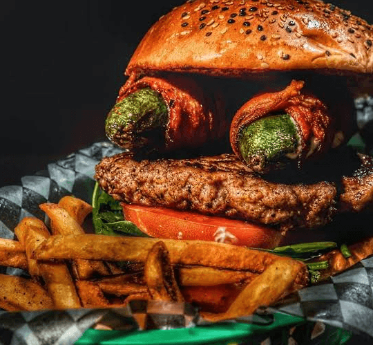 Hamburguesa POKER King