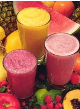 Jugos Naturales en Leche