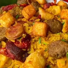 Arroz de la Casa + Chop Suey de Pollo + Gaseosa L