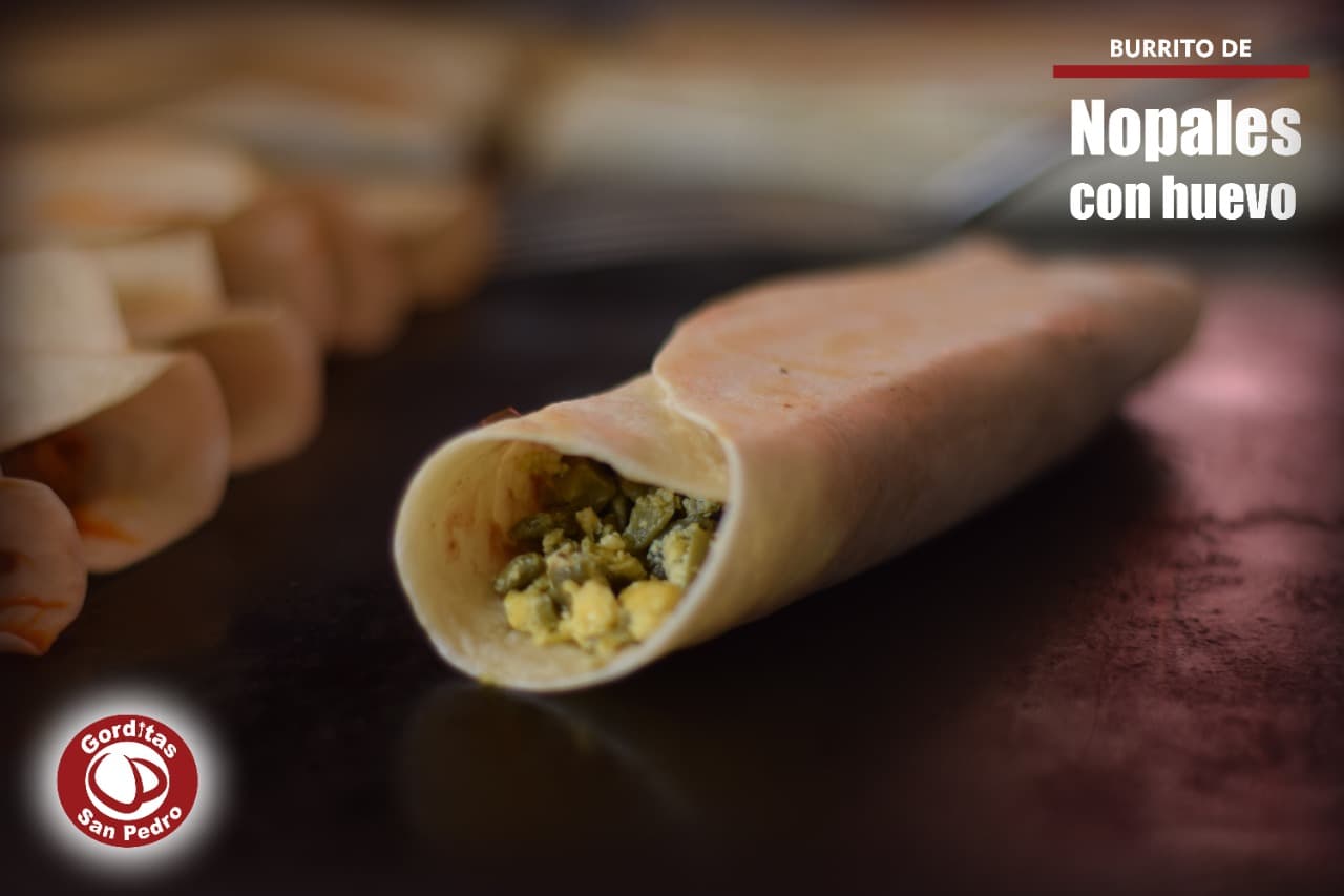 Burrito de Huevo Verde con Papa