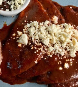 Enmoladas de Pollo