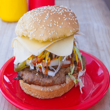 Hamburguesa Doble Queso