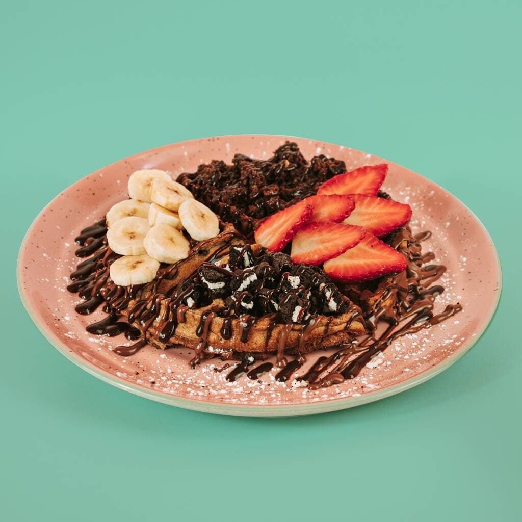 Waffle con Chocolate
