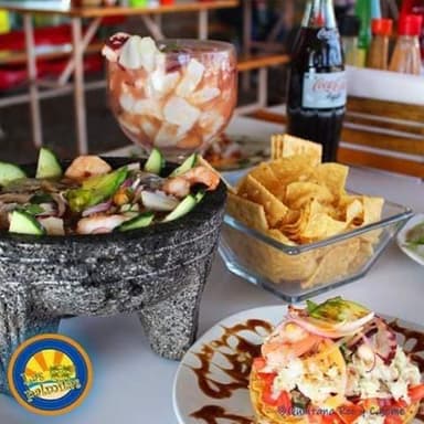 Tostada de Ceviche de Camarón