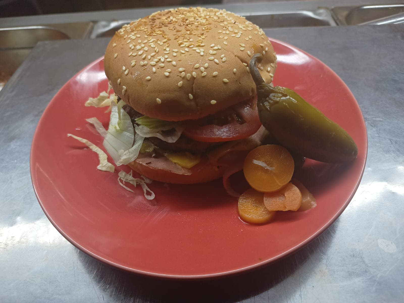 Hamburguesa y Refresco