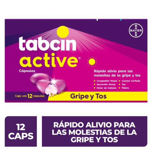 Tabcin Pods Active 12 Piezas