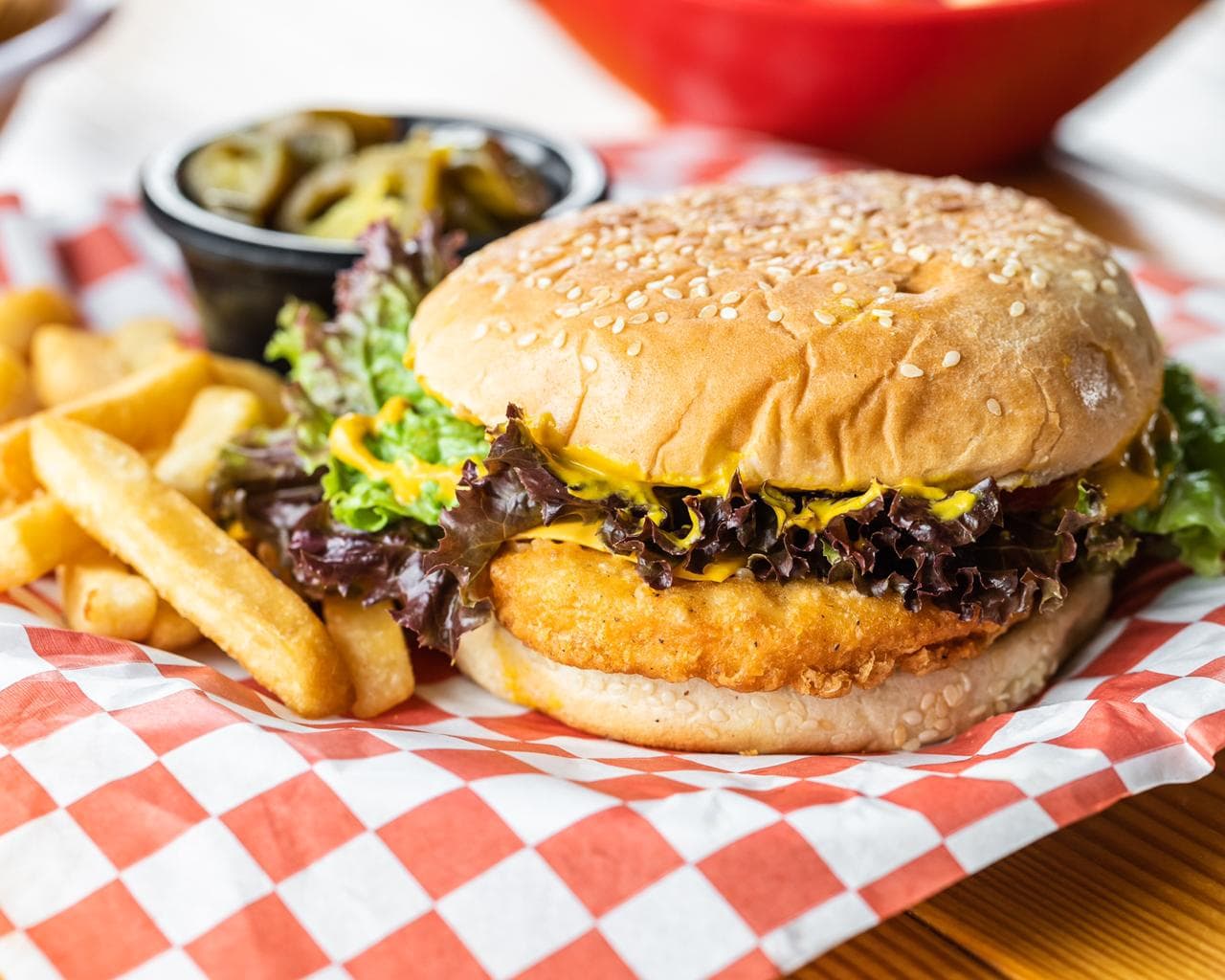 Hamburguesa de pollo