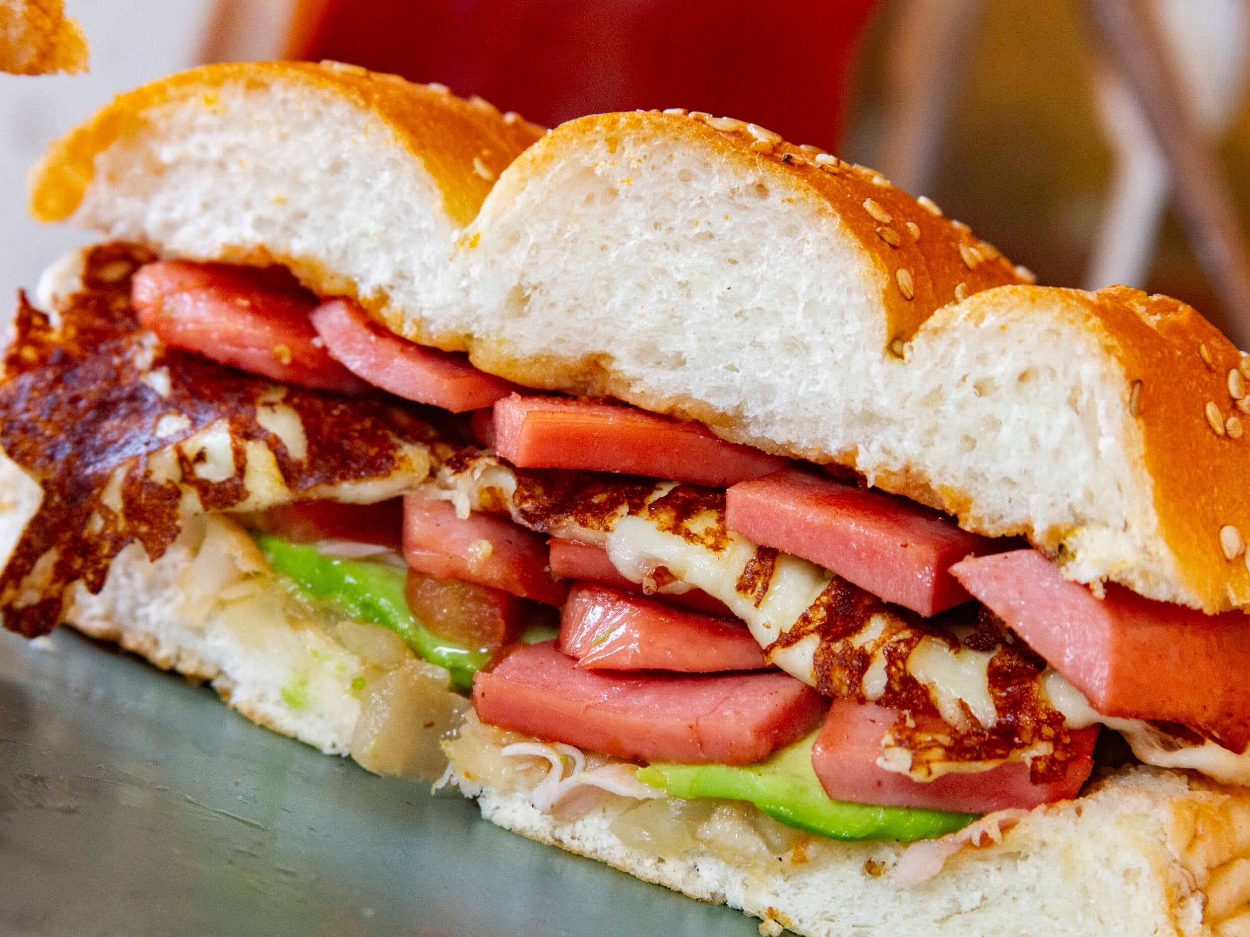 Salchicha con queso