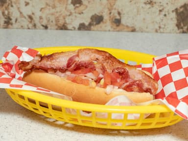 Hot Dog con Tocino