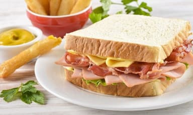 SANDWICH TOCINETA Y QUESO🌮🌮