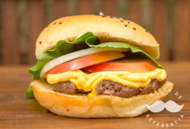 Hamburguesa clásica con queso