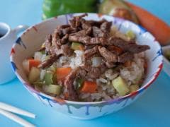 Yakimeshi con Carne