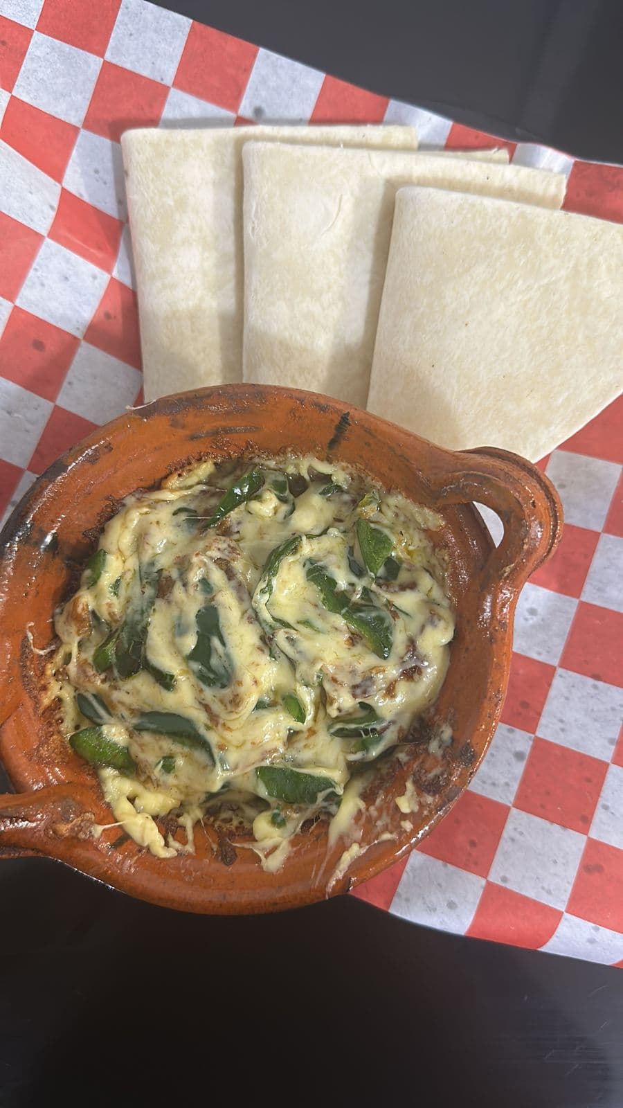 Rajas con Queso