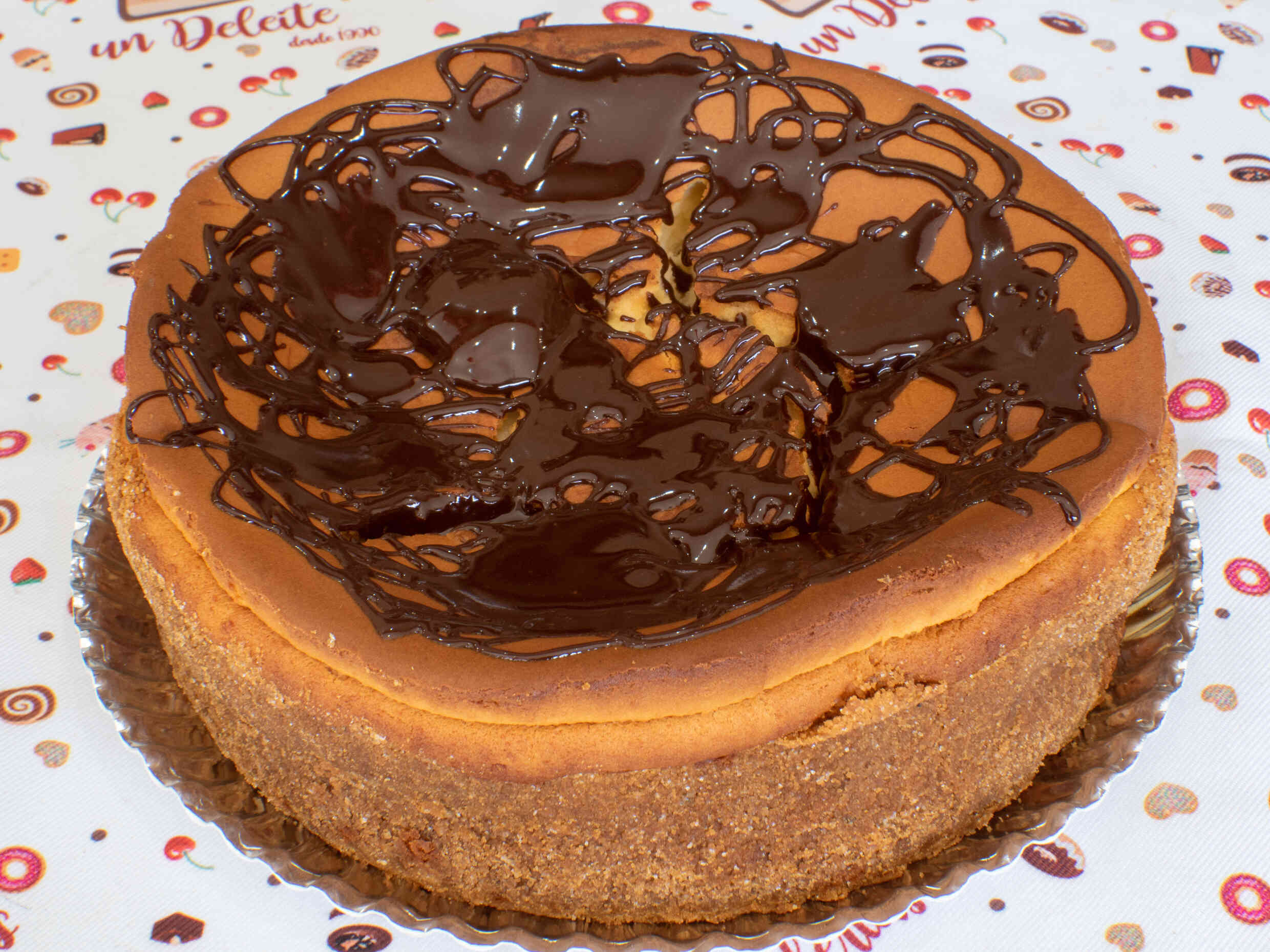 Pastel de Queso con Chocolate