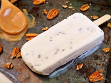 Paletas de Crema Nuez