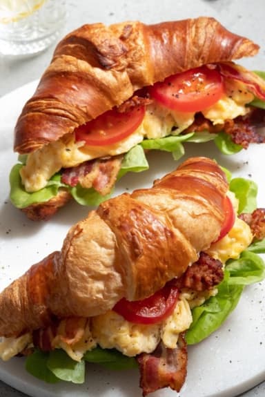 Croissants Jamón con queso