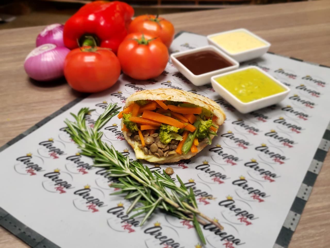 Arepa Vegetariana
