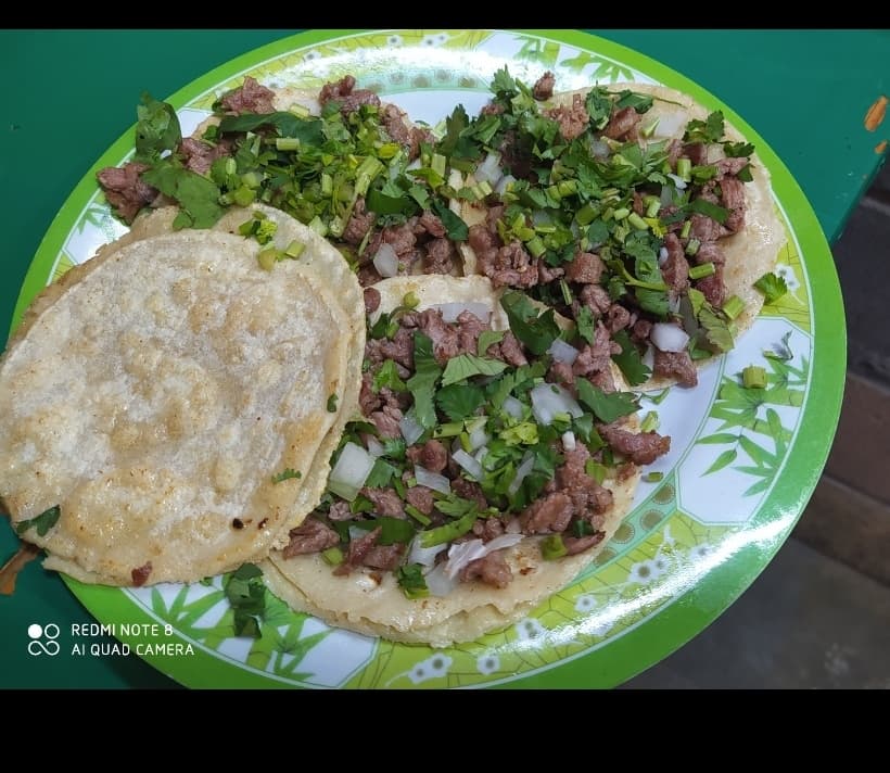 Taco de Cabrón con Tortilla de Harina