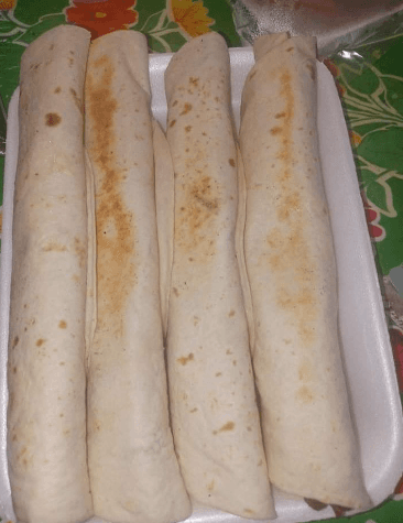 BURRITO DE PICADILLO VERDE