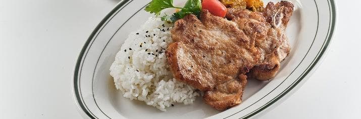 Frijol más Filete de Cerdo