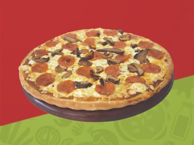 Pizza Familiar 2 Ingredientes 8 Trozos