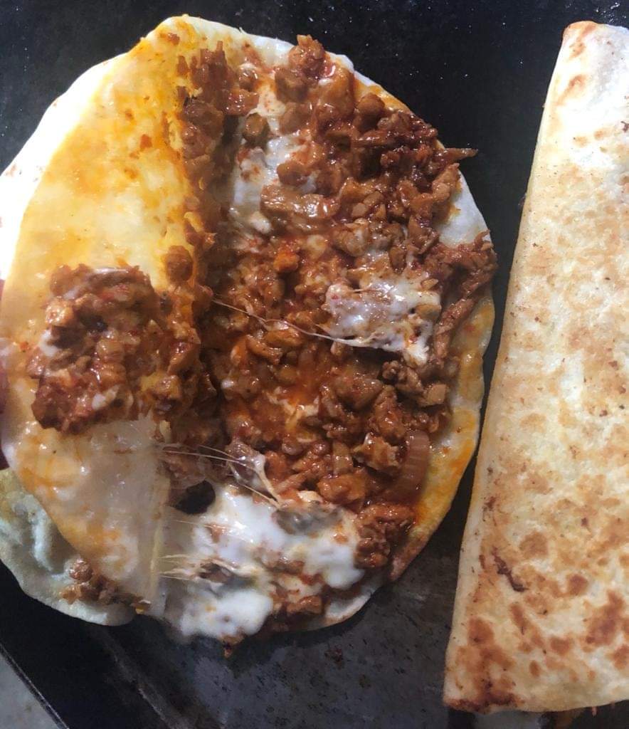 Quesadilla de harina puro queso