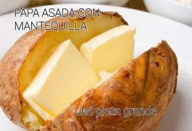 Papa Asada Sencilla