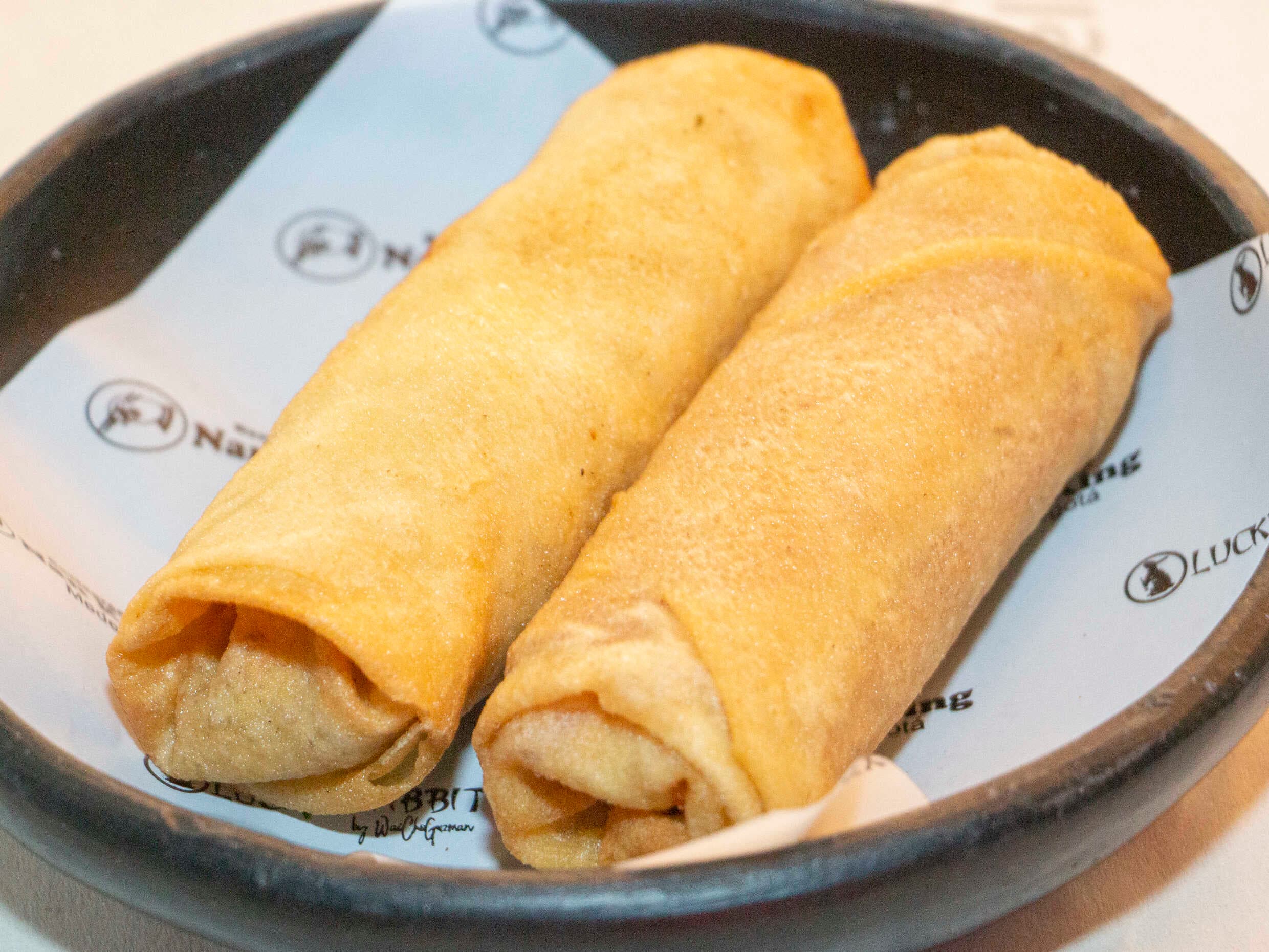 Lumpias de Jamón y Queso