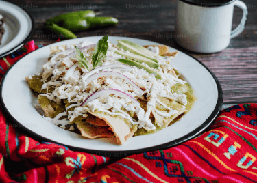 Chilaquiles con Pollo