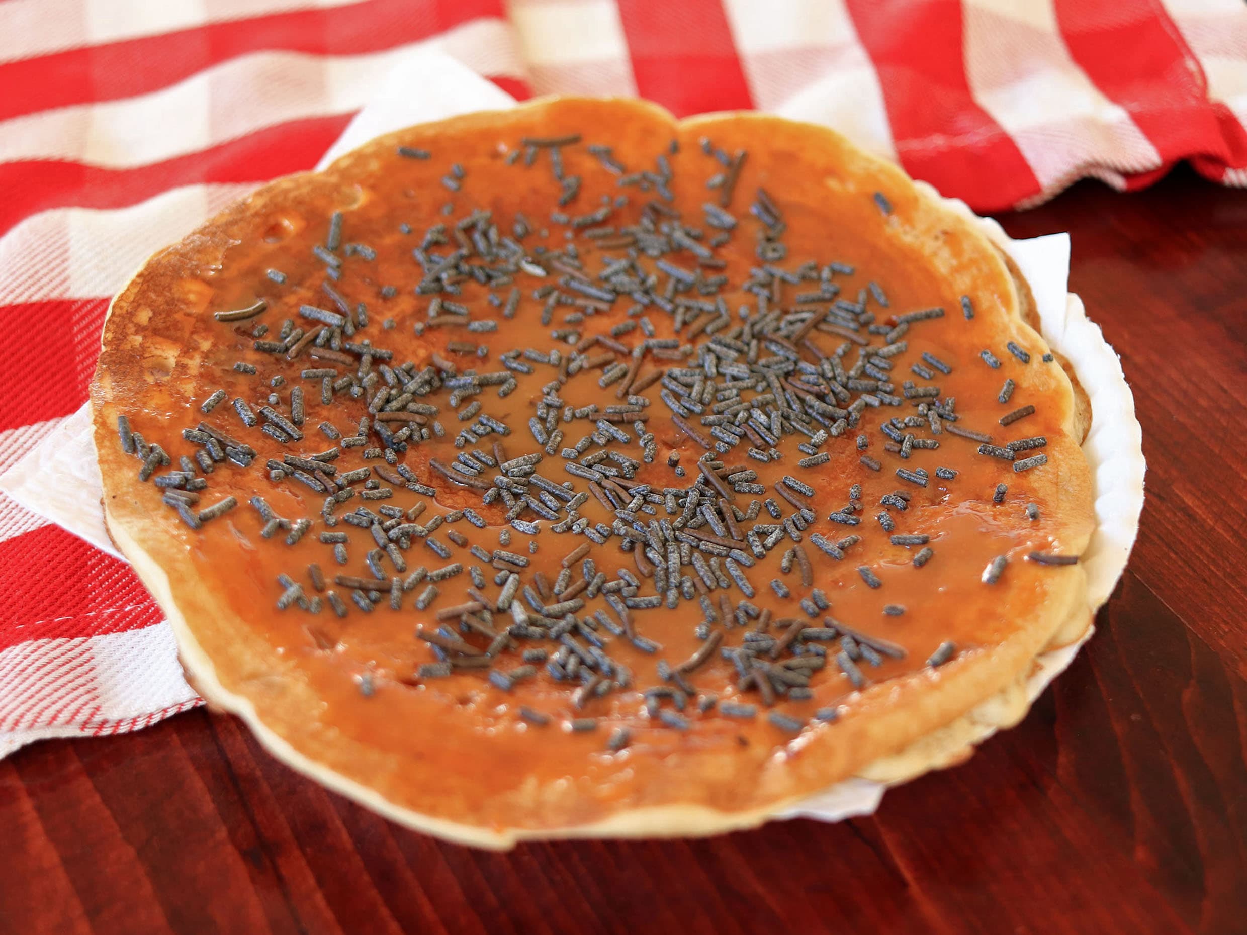 Hot-Cakes de Mermelada de Fresa