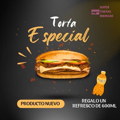Bikinga Especial (Regalo Un Refresco de 400ml)
