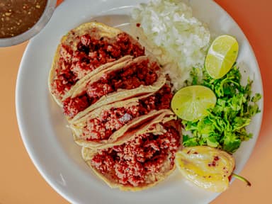 Taco Blando Chorizo