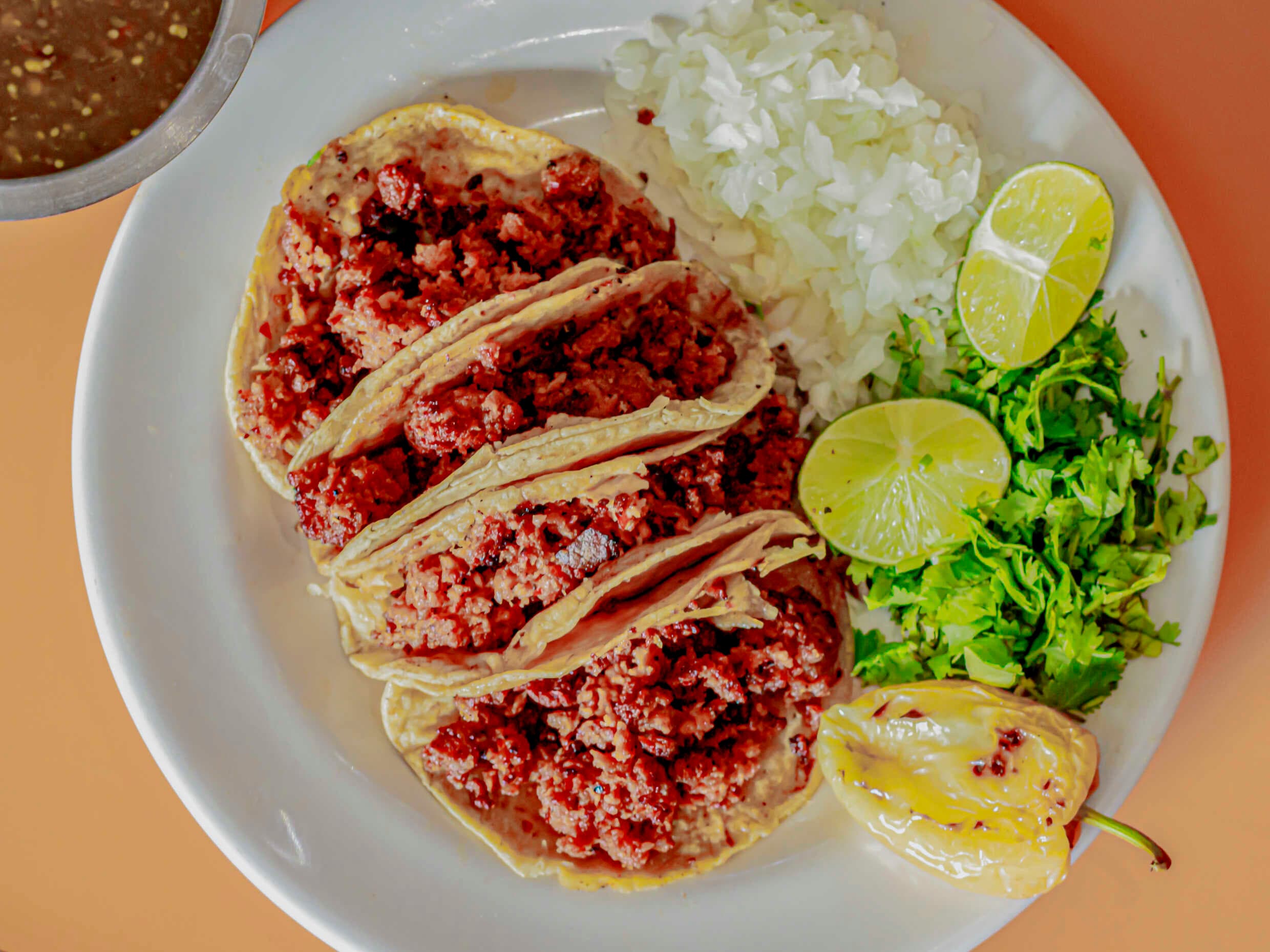 Taco Blando Chorizo