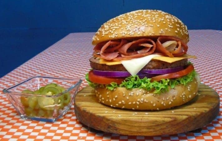 Hamburguesa de Tocino