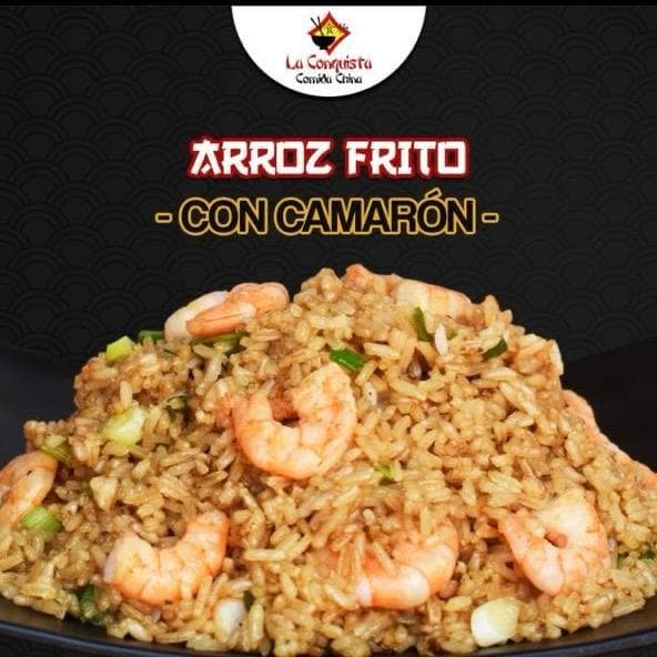 Arroz frito de camarón 1/2L
