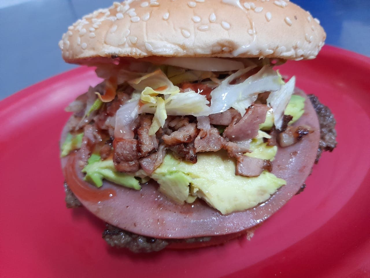 Hamburguesa Tocino