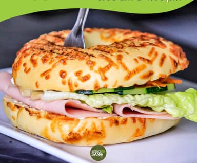 Bagel de jamon