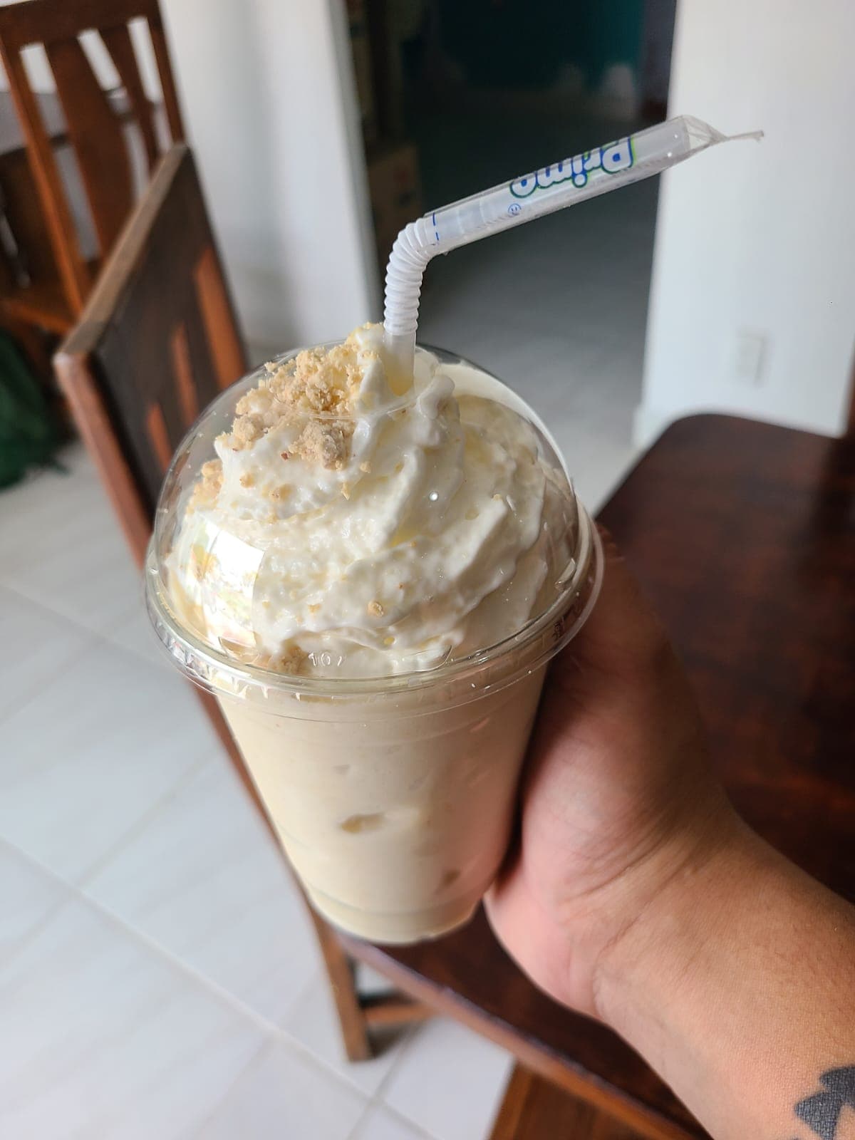 Frappé de Mazapán
