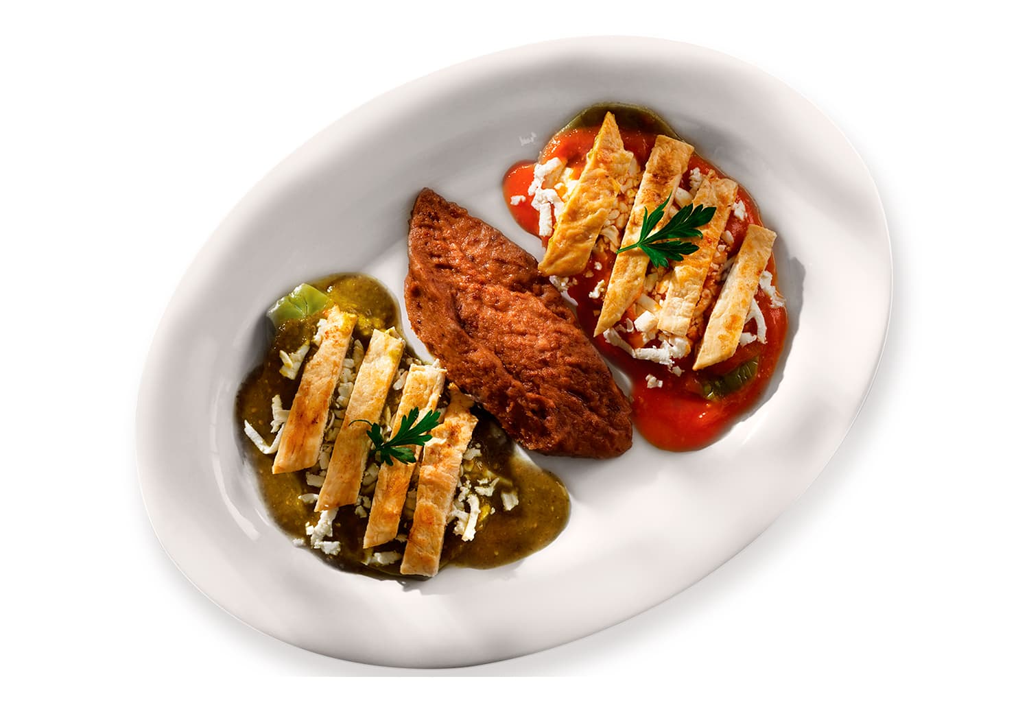Nopal Divorciado con Pollo y Frijoles (375 Gramos)