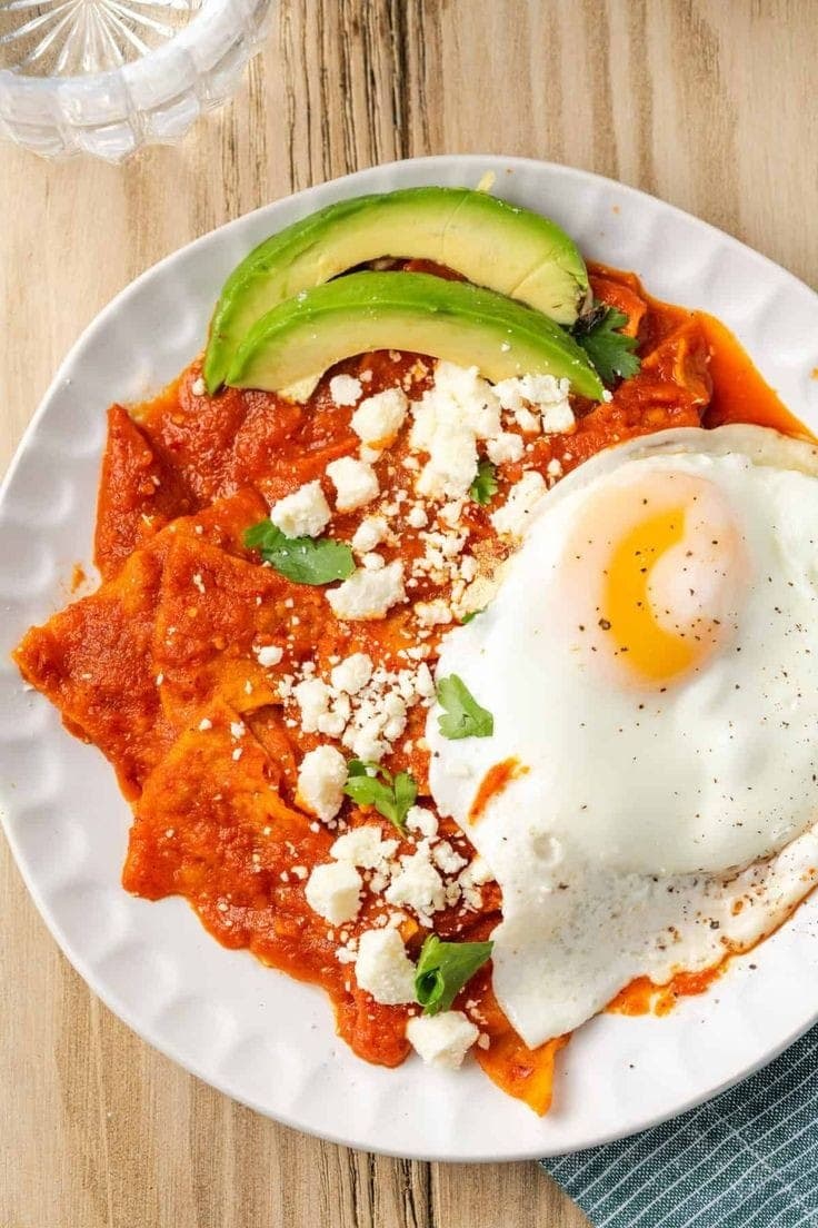 Chilaquiles rojos