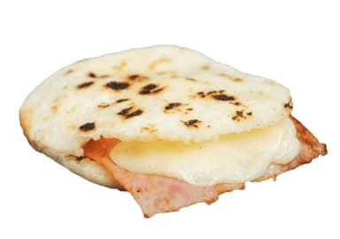 Arepa con Jamón y Queso